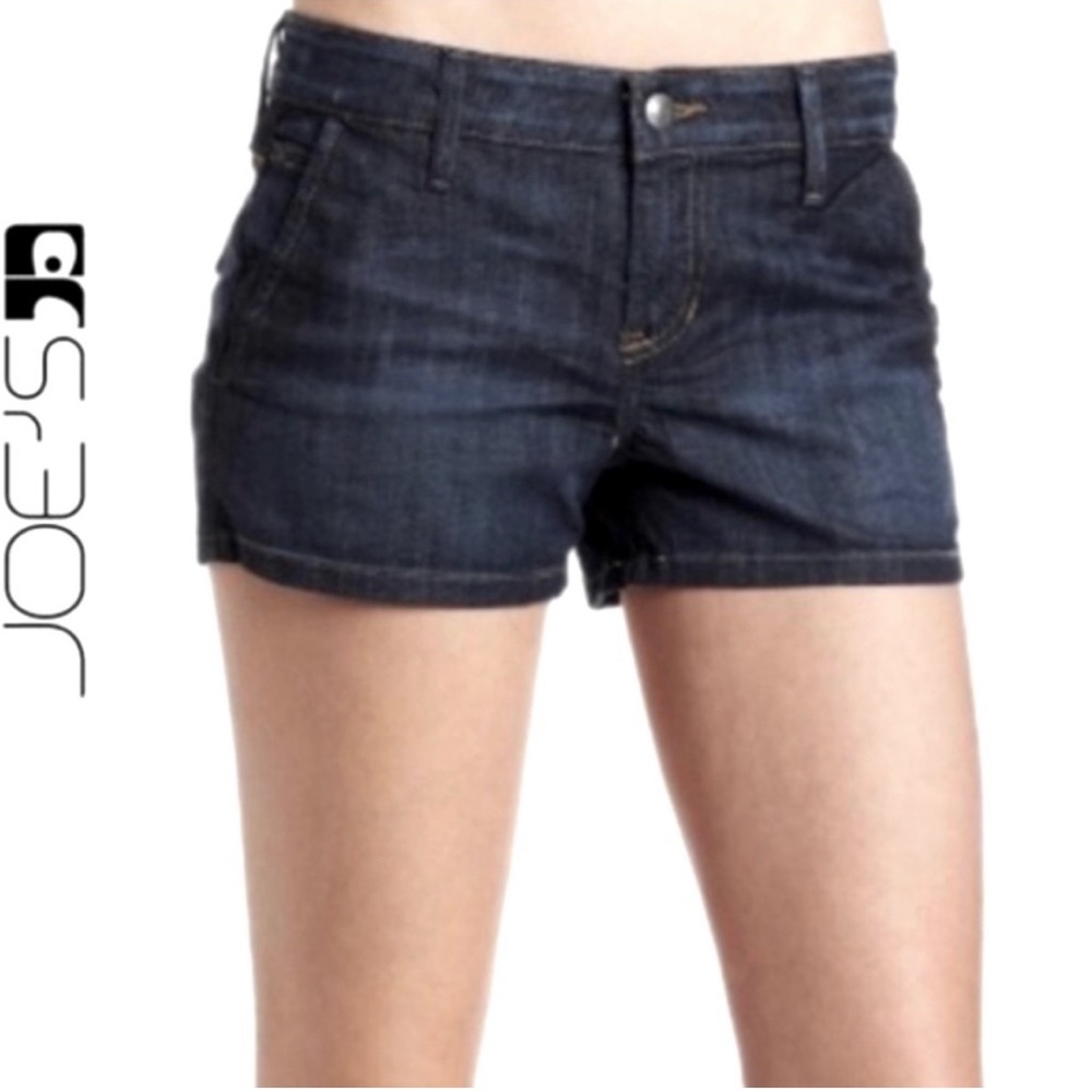 Joe’s Jeans Jackie Dark Wash Stretch 5 Pocket Jean Shorts Size 29